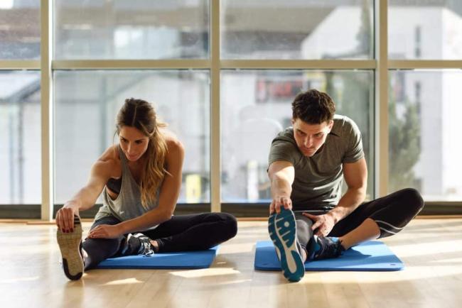 People Stretching
